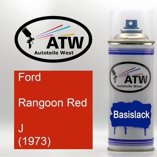 Ford, Rangoon Red, J (1973): 400ml Sprühdose, von ATW Autoteile West.